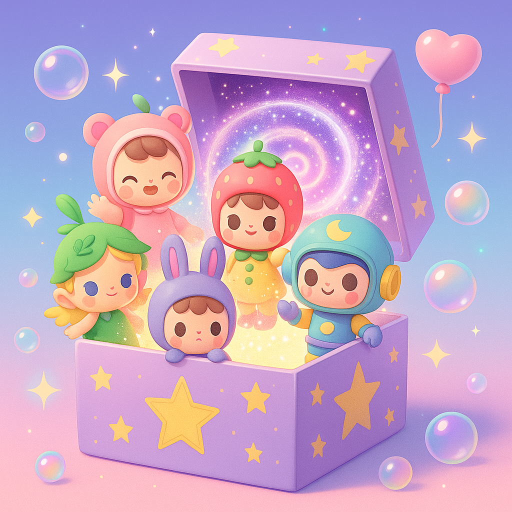 Cute toy blind boxes